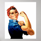 Poster Moderne Rosie le Riveter (Devant)