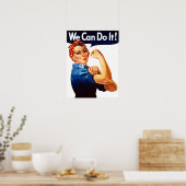 Poster moderne Rosie le Riveter (Cuisine)
