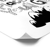 Poster Moderne Scandi les endroits où vous allez Nursery (Coin)