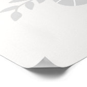 Poster Moderne scandi mignon Koala avec fleurs pour la nu (Coin)