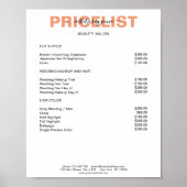 Poster moderne Simpel Preishear (Devant)