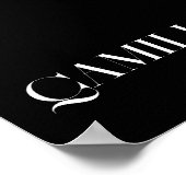Poster Moderne Simple Abstrait Line Art, boho chic Poste (Coin)
