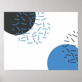 Poster Moderne, simple, cool, abstrait, motif graphique (Devant)