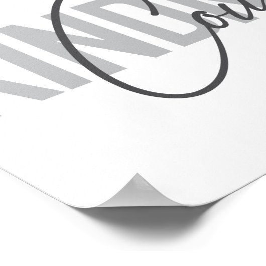 Poster Moderne, simple, cool typographiy of Kindness Coun (Coin)