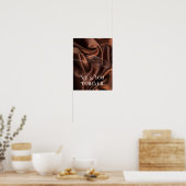 Poster Moderne Simple Line Art noir et blanc, chic boho (Cuisine)