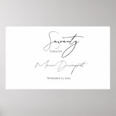 Poster Moderne Soixante-dix ans et Fabuleux  (Devant)