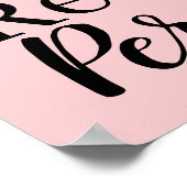 Poster Modernes élégants résistent persistent citation (Coin)