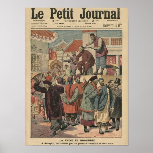 Poster Modernisation de la Chine (Devant)