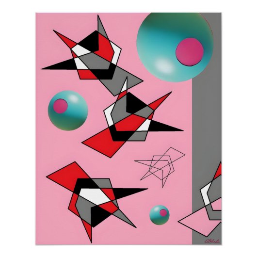 Poster Modernistes avec des limitations (Devant)