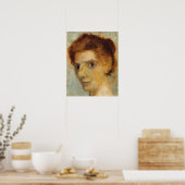 Poster Modersohn-Becker - Autoportrait 1898 (Cuisine)