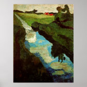 Poster Modersohn-Becker - Creusage de tourbe 1902 (Devant)