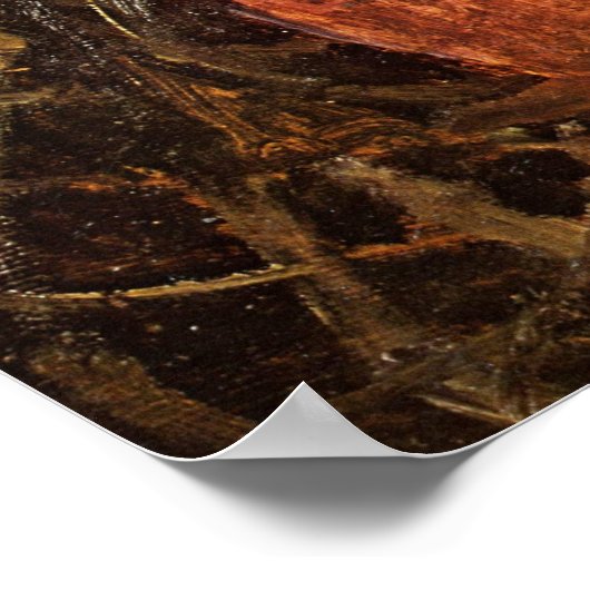 Poster Modersohn-Becker - Enfant Paysan Avec Tablier Rose (Coin)