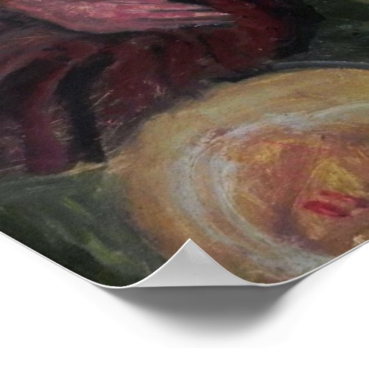 Poster Modersohn-Becker - Filles À L'Arbre À Bouleau, Fou (Coin)