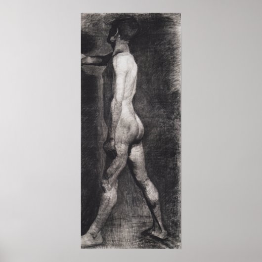 Poster Modersohn-Becker - Homme debout 1899 (Devant)