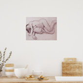 Poster Modersohn-Becker - La Mère Et L'Enfant Reclassante (Cuisine)