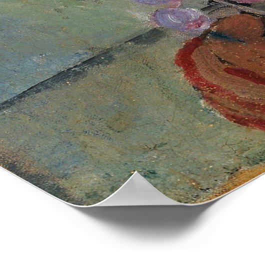 Poster Modersohn-Becker - Lee Hoetger Avec Fleur 1906 (Coin)