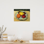 Poster Modersohn-Becker - Nature morte au citron orange (Cuisine)