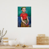 Poster Modersohn-Becker - Portrait d'une fille italienne (Cuisine)