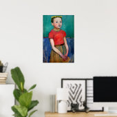 Poster Modersohn-Becker - Portrait d'une fille italienne (Bureau à domicile)