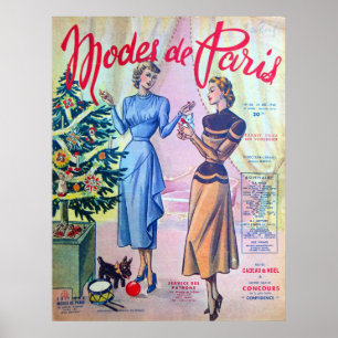 Poster Modes de Paris.