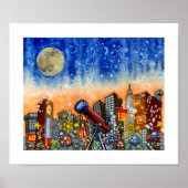 Poster Modge City - Clocklands - 12 x 10 (Devant)