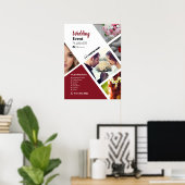 Poster modifiable du planificateur d'événements ma (Bureau à domicile)