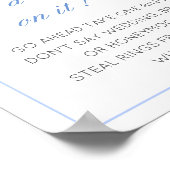 Poster Modifiable Mettre un anneau sur le jeu de baby sho (Coin)