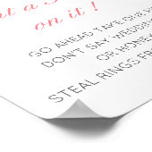 Poster Modifiable Mettre un anneau sur le jeu de Baby Sho (Coin)