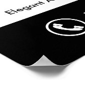 Poster modifiable personnalisé immobilier (Coin)