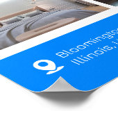 Poster modifiable personnalisé immobilier (Coin)