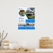 Poster modifiable personnalisé immobilier (Cuisine)