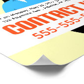 Poster Modifiable que nous embauchons (Coin)