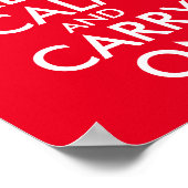 Poster Modifier le texte pour rendre votre propre calme e (Coin)