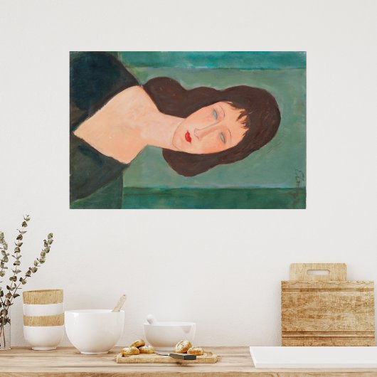Poster Modigliani Amedeo Portrait (Cuisine)