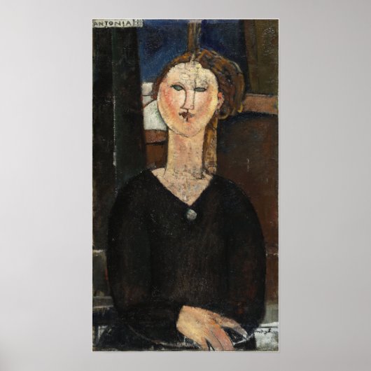 Poster Modigliani - Antonia (Devant)