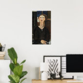 Poster Modigliani - Antonia (Bureau à domicile)
