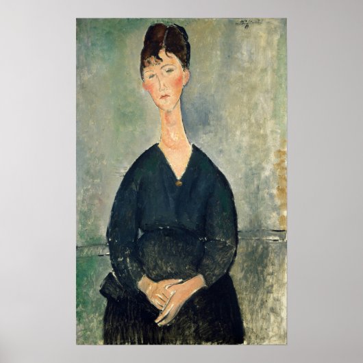 Poster Modigliani - Chanteur de café 1917 (Devant)
