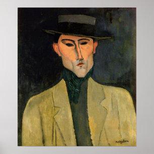 Poster Modigliani - Homme au chapeau 1915