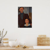 Poster Modigliani - Jacques Et Berthe Lipchitz 1917 (Cuisine)
