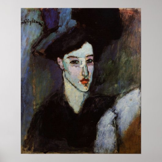 Poster Modigliani - La Juive 1908 (Devant)