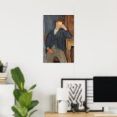 Poster Modigliani - Le jeune apprenti 1918 (Bureau à domicile)