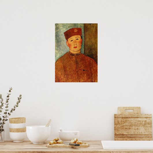 Poster Modigliani - Le Zouave 1918 (Cuisine)