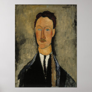 Poster Modigliani - Portrait de l'artiste Léopold Survage