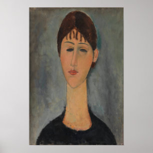 Poster Modigliani - Portrait de Mme Zborowska