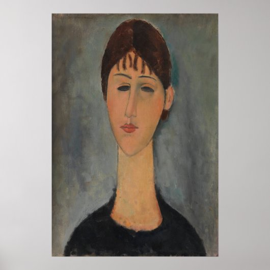 Poster Modigliani - Portrait de Mme Zborowska (Devant)