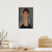 Poster Modigliani - Portrait de Mme Zborowska (Cuisine)