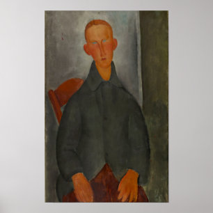 Poster Modigliani Young Man Art moderne Imprimer
