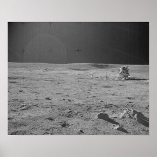 Poster Module d'astronaute et lunaire Apollo 14