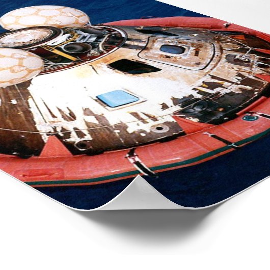 Poster Module de commande Apollo 13 après Splashdown (Coin)