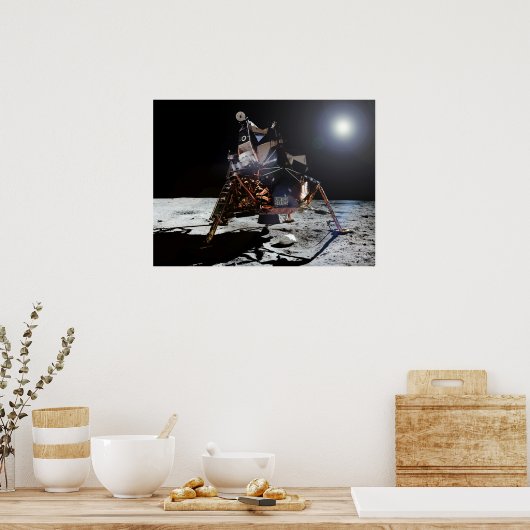 Poster Module lunaire Apollo 11 "Aigle" sur la Lune (Cuisine)